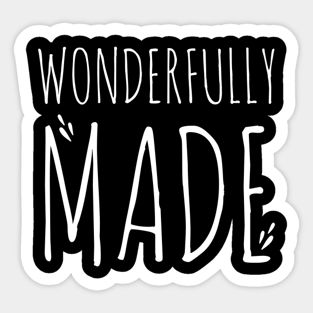 Wonderfully Made - Onesies for Babies - Onesie Designs Sticker by Onyi